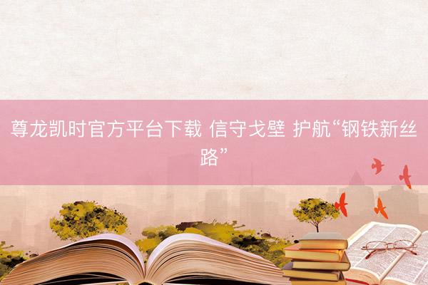 尊龙凯时官方平台下载 信守戈壁 护航“钢铁新丝路”